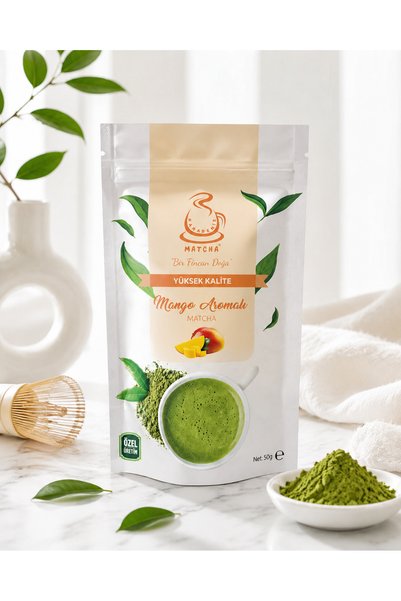 Karadeniz Matcha ماتشا بنكهة المانجو 50 جرام (محتوى متجدد ومطحون بدقة فائقة)