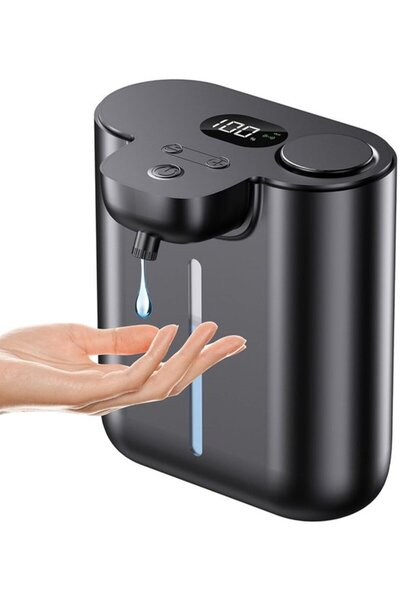 Morvena Picks Dozator automat de sapun cu senzor, mini dezinfectant pentru ma...