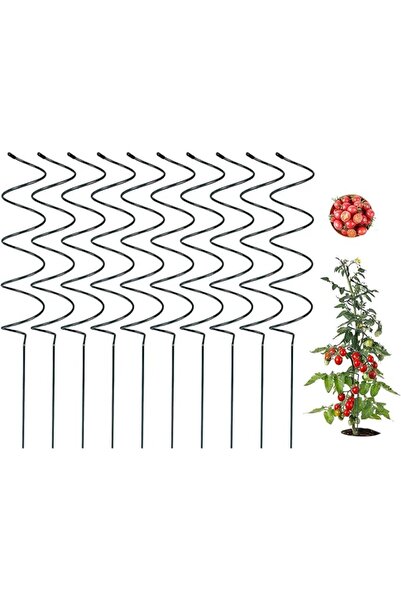 EXCEFORE Durable Spiral Tomato Stakes for Indoor & Outdoor Garden, Heavy Duty...