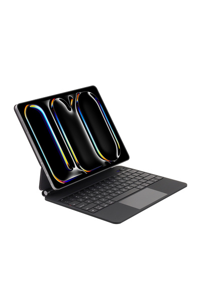 DAPHNELA IPAD 11.NESİL Magic Siyah Klavyeli Kılıf Dayanıklı ve Şık Tasarım