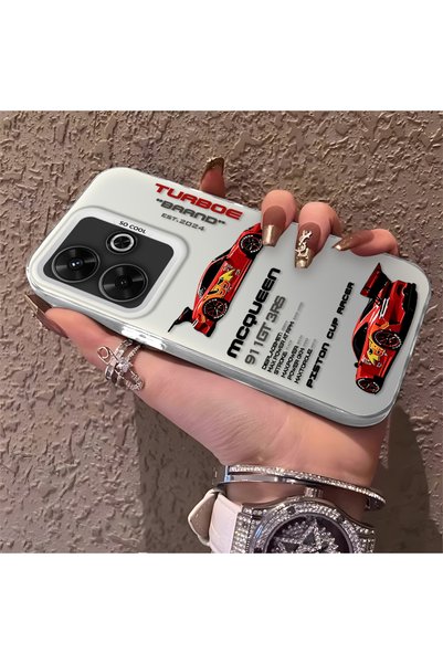 CHICASELUX Poco M6 4g Compatible Daily Use Compatible Trend Racing Car Case, ...