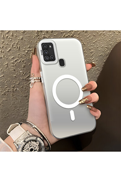 quırkshıeld Samsung Galaxy A21S Uyumlu Şık Minimal Halka Desenli Telefon Kılı...