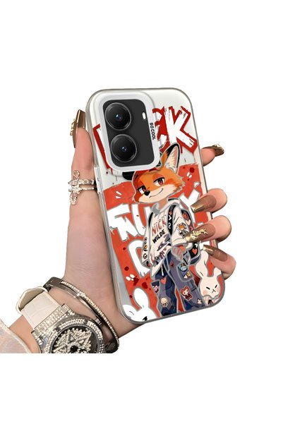 ucuc Xiaomi Poco X7 Pro Compatible Hard Acrylic Back Silicone Edge Lens Prote...