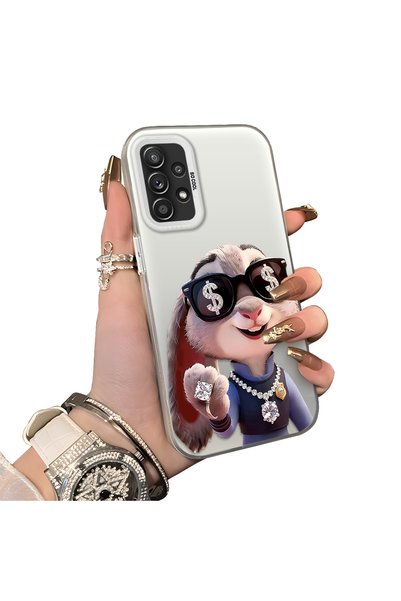 ucuc Samsung Galaxy A52/A52S Compatible Hard Acrylic Back Silicone Edge Lens ...