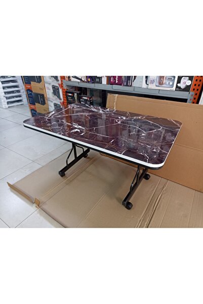 Netoc Metal Ayaklı Tekerlekli Orta Sehpa 70x110 Mutfak Masası Yükseklik 55cm ...