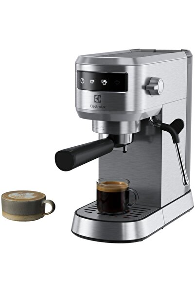 Electrolux E6EC1-6ST Explorer 6 Espresso Cappuccino Makinesi Paslanmaz Çelik,Süt Köpürtücülü,1250W