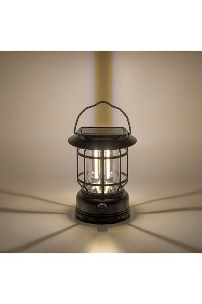 Zâna Casei Solar Lantern Rechargeable USB 1200mAh 9.5x14.5cm