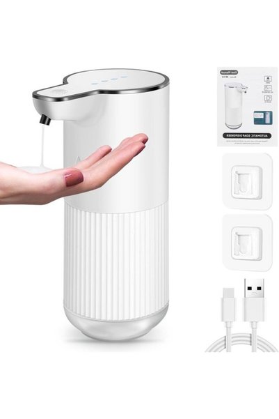 Morvena Picks Dozator automat de dezinfectant pentru maini, 350 ml motorizat ...