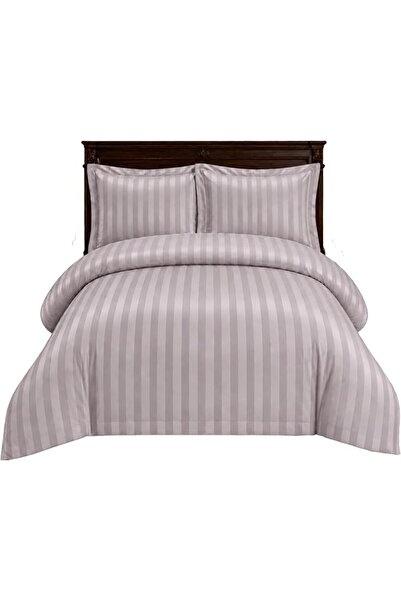 GENERAL Striped Bedding Set, Duvet Cover, Quilt Cover, Fitted Sheet, and Pill...