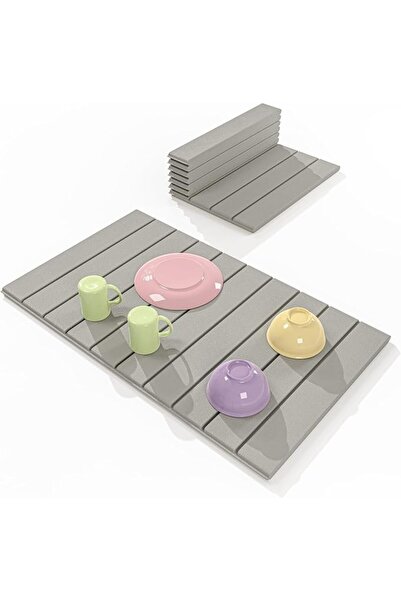 GENERAL بساط تجفيف الاطباق من بابوريتش، بساط تجفيف الاطباق من الجلد قابل للتن...