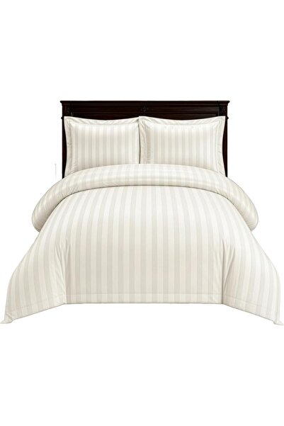 GENERAL Striped Bedding Set, Duvet Cover, Quilt Cover, Fitted Sheet, and Pill...