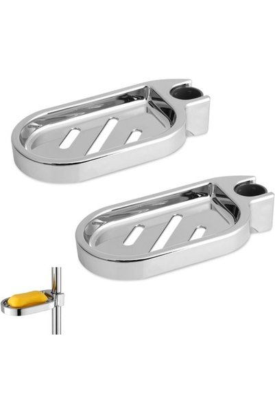 Morvena Picks Set de săpunuri de duș din două piese, bară glisantă reglabilă,...
