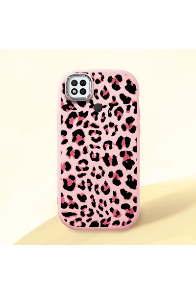 CASEVIBE Redmi 9C/10A Uyumlu Şık Modern Leopar Desenli Koruyucu Yumuşak Telef...