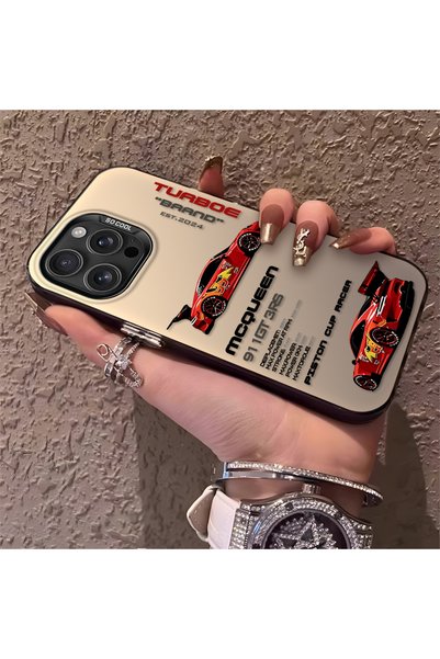 CHICASELUX iPhone 16 Pro Max Compatible Daily Use Compatible Trendy Racing Ca...