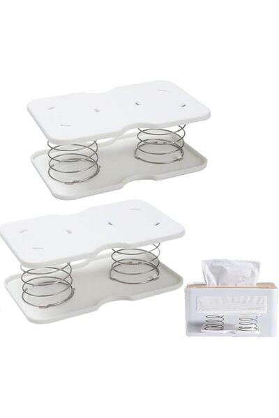 GENERAL Yala Joy 2-Pack Tissue Box Holder, Tissue Dispenser Organizer, Dual S...