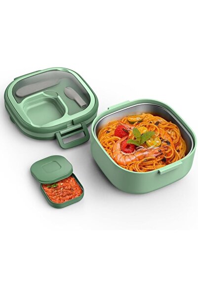 TERRIFI Stainless Steel Lunch Box for Adults and Kids Leak-Proof Lunch Contai...