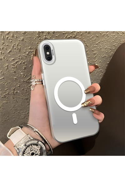 CHICASELUX حافظة صلبة متوافقة مع iPhone XS Max ذات مظهر حلقي مطبوع، لا تحتوي ...