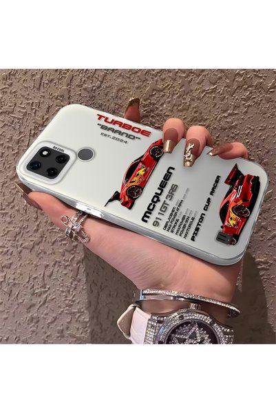 CHICASELUX Realme C25Y/C21Y Compatible Daily Use Compatible Trend Racing Car ...