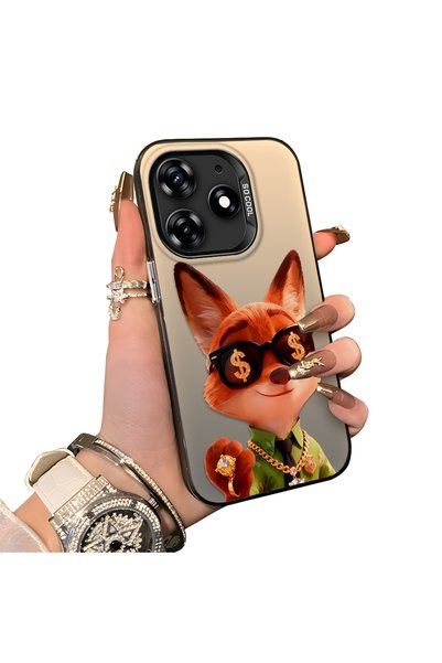 ucuc Tecno Spark 10 Pro(Ki7) Compatible Hard Acrylic Back Silicone Edge Lens ...
