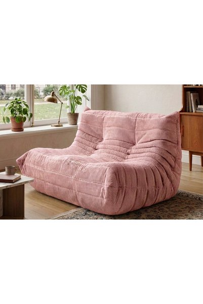 Vivense TOGO İKİLİ BERJER KOLTUK, PEMBE