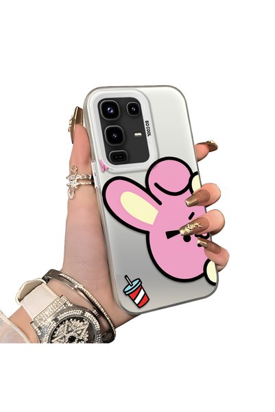 ucuc Infinix Note 50 Compatible Hard Acrylic Back Silicone Edge Lens Protecti...