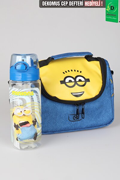 Minions X Dekomus Licensed Banana Mood Collection Thermos Lunchbox and 500 ml...