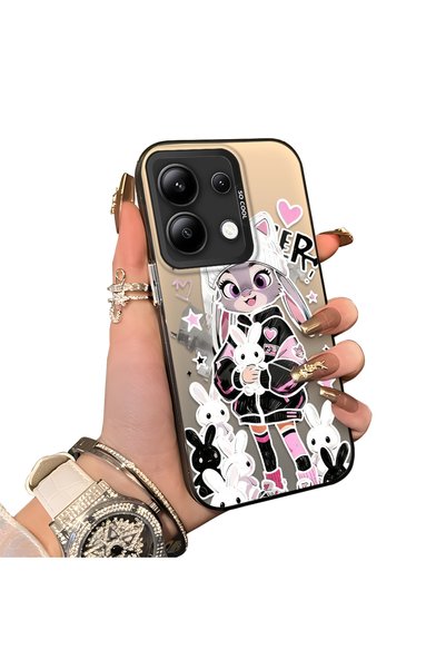 ucuc Xiaomi Redmi Note 13 4g Compatible Hard Acrylic Back Silicone Edge Lens ...