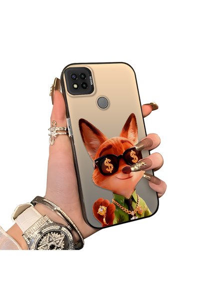 ucuc Xiaomi Redmi 9C/10A Compatible Hard Acrylic Back Silicone Edge Lens Prot...