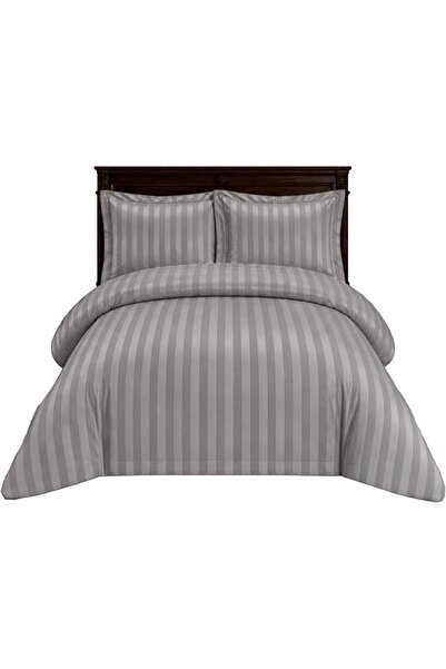GENERAL Striped Bedding Set, Duvet Cover, Quilt Cover, Fitted Sheet, and Pill...