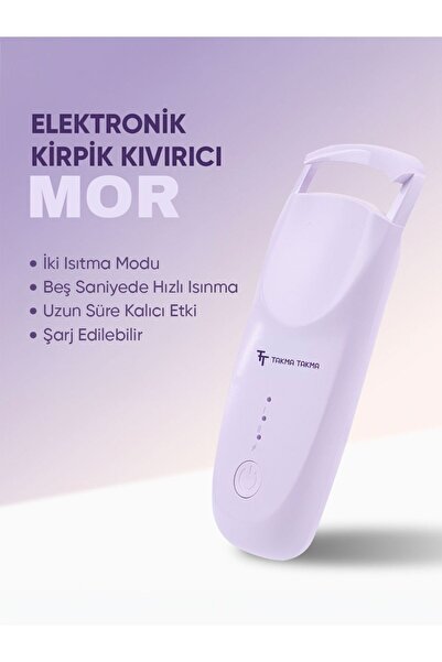 Takma Takma Kirpik Kıvırıcı Kirpik Şekillendirici Elektronik Isıtmalı Şarjlı ...
