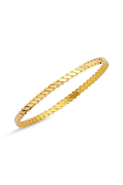 22 Ayar Üçlü Burma Altın Bilezik 15 Gr