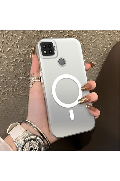 CHICASELUX حافظة صلبة متوافقة مع Redmi 9C/10A ذات مظهر حلقي مطبوع، لا تحتوي ع...