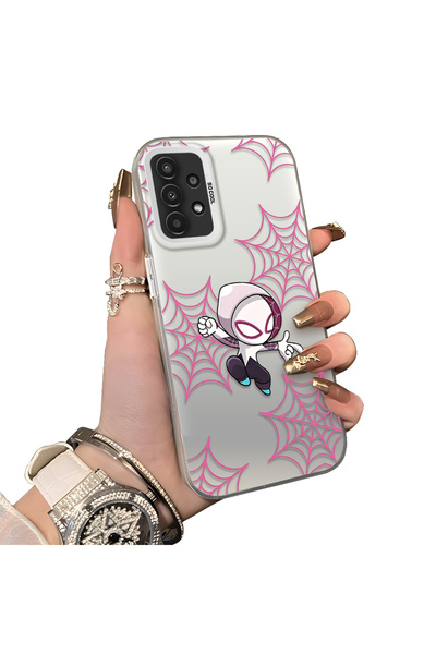 ucuc Samsung Galaxy A13 4G/5G Compatible Hard Acrylic Back Silicone Edge Lens...