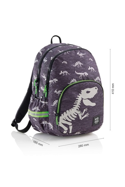 Apli Kids Ghiozdan școlar pentru copii, 24 litri, cu 3 compartimente, model T...