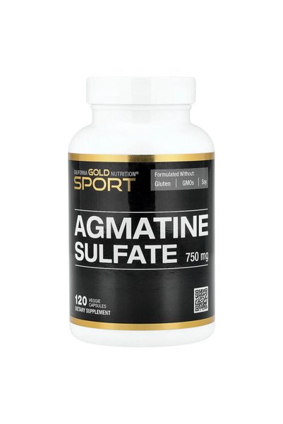 California Gold Nutrition , Agmatine Sulfate, 750 mg, 120 Veggie Capsules