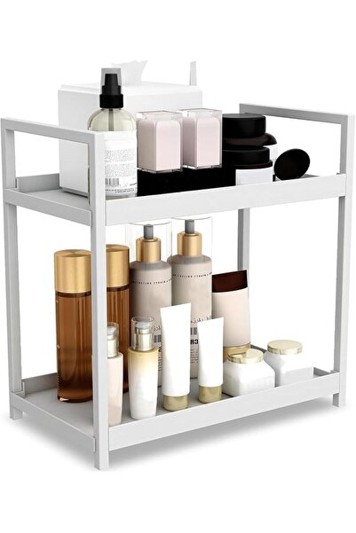 GENERAL 2-Tier Bathroom Vanity Organizer, Vanity Tray Shelf, Bathroom Organiz...