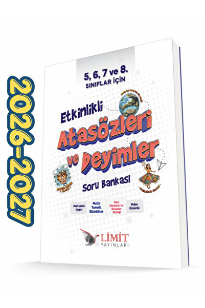 Limit Yayınları Limit 5.6.7.8.Sınıflar İçin Etkinlikli Atasözleri ve Deyimler...