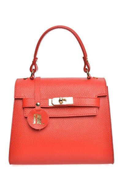 SimpleFind Anna Luchini Geanta piele-Angelina-Rosu,Geanta de mana piele natur...