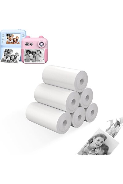 Genrics 6 Rolls Instant Print Camera for Kids Refill Printing Paper, 57X30mm ...