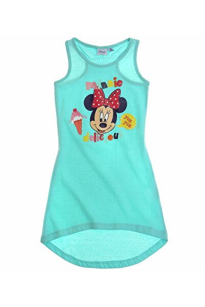 Disney Minnie Turquoise summer dress 2-8 years with Glittery print %100 cotton
