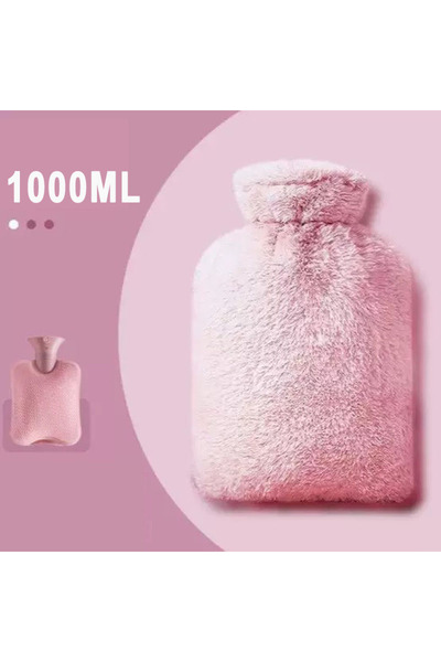 Choice10 1 قطعة وردية 1/2 قطعة 1000 ملليلتر لينة لتدفئة اليدين وزجاجات الماء ...
