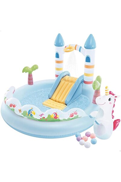 Intex Unicorn Castle Play Center - Inflatable Water Park