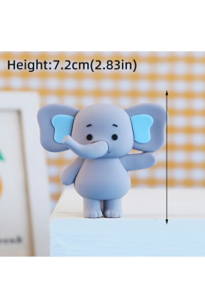 Choice30 Elephant 2 Baby Elephant Cake Topper for 1st 2nd Birthday Party Deco...