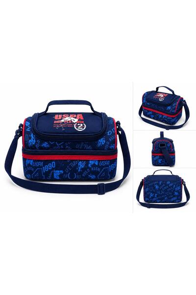 U.S. Polo Assn. Boy's Lunch Box School Shoulder Bag Kindergarten Nursery Two ...