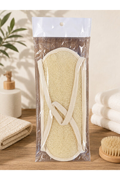 Generic Brand Pumpkin Fiber Back Bath Scrubber