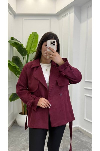 dezer Suede Fabric Lined Jacket