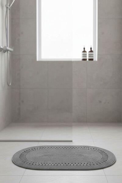 Comfort Craft Τρικοτένιο οβάλ χαλάκι μπάνιου |   Πλενόμενο μοντέρνο χαλάκι δα...