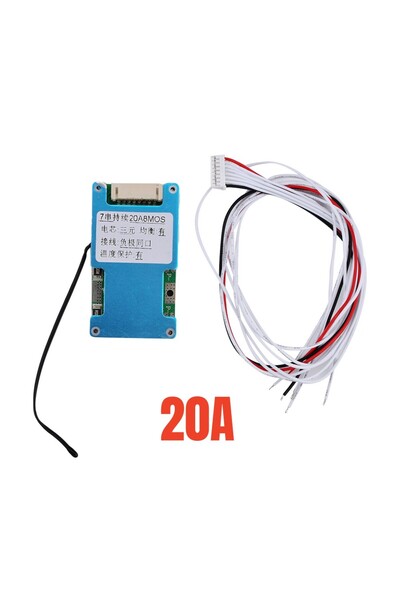Choice 7S 24V 20A BMS 7S 24V 15A 20A 25A Li-ion Lmo Ternary Lithium 18650 Bat...