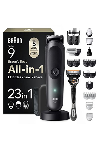 Braun Hepsi Bir Arada Series 9, 23’ü 1 arada Tıraş Kiti, ProBlade, BodyGentle...