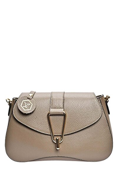 SimpleFind Luisa Vannini Geanta piele-Jana-Taupe,Geanta de umar piele natural...
